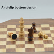 Octagonal Multilateral Wooden Chess Magnetic Puzzle Chess Game