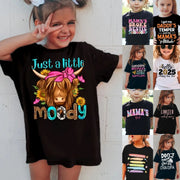 New Children Short Sleeve Children's Clothing Solid Color